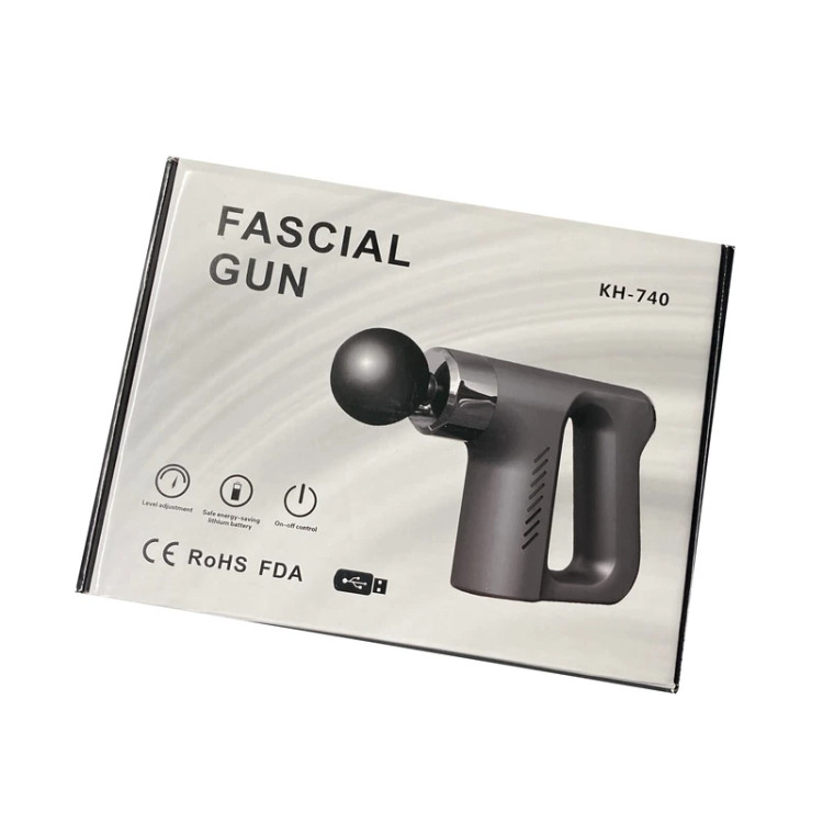 ماساژور تفنگی قابل شارژ مدل fascial gun KH-740