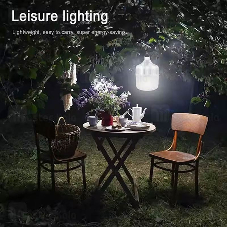 لامپ آویزدار شارژی بیوا مدل LED-01 ظرفیت ۴۰ وات مهتابی