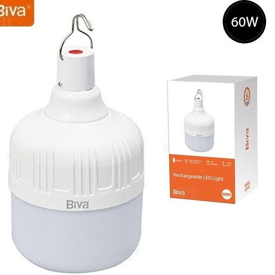 لامپ آویزدار شارژی بیوا مدل LED-02 ظرفیت ۶۰ وات