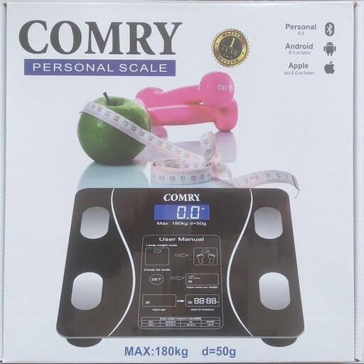 ترازو دیجیتال کمری مدل COMRY 01 ظرفیت ۱۸۰ کیلوگرم