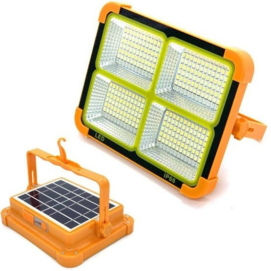 پروژکتور شارژی خورشیدی 1000 وات LED با چهار حالت نوردهی
