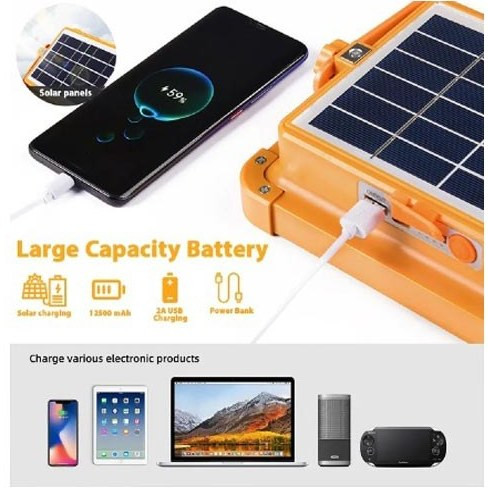 پروژکتور شارژی خورشیدی 1000 وات LED با چهار حالت نوردهی