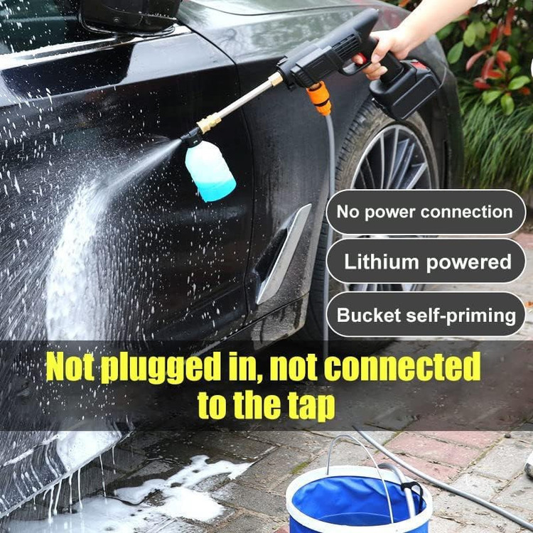 کارواش شارژی سه حالته cleaning gun توان 48 وات